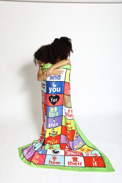 FRY 1 to 50 Sight Word Blanket - Kids Hugging Each Other