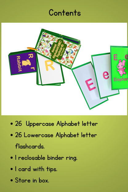Alphabet - ABC Animal Flashcards Contents