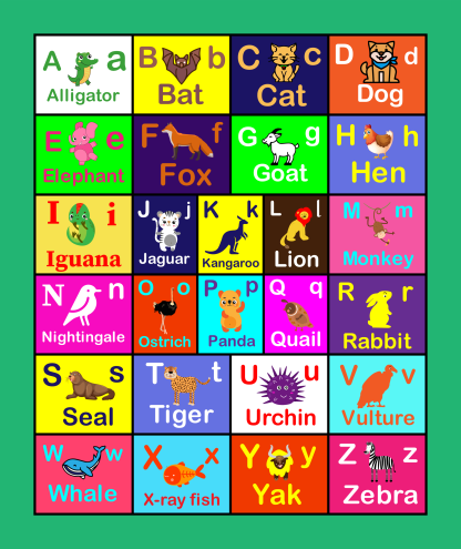 alphabet - abc - animal blanket design