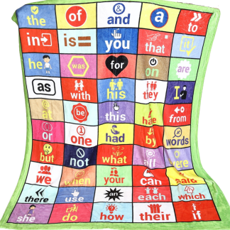 Fry Sight Word 1 to 50 Blanket