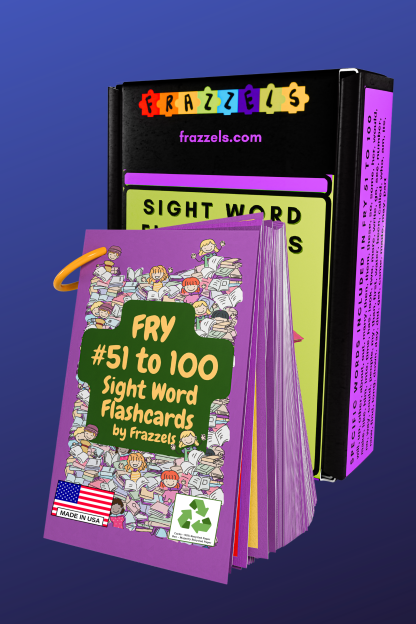 Frazzels Flashcards Sight Words - 51 to 100