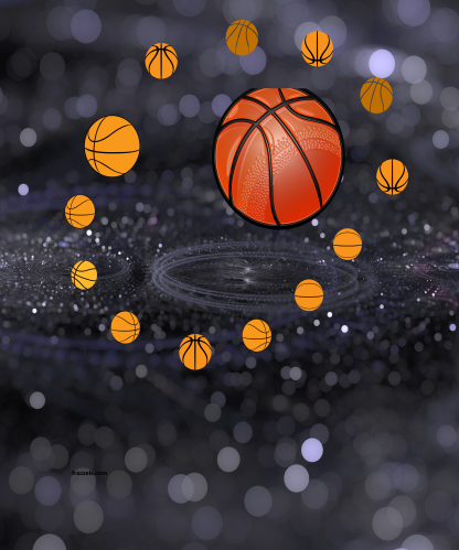 Basketball Galaxy Blanket