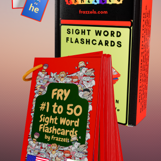 Frazzels - Fry 1 to 50 Sight Words Flashcards