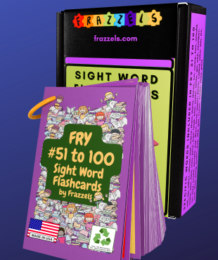 FRY 51 to 100 Sight Words Flashcards