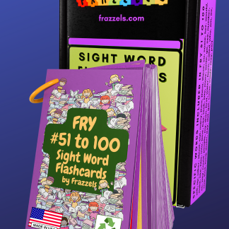 FRY 51 to 100 Sight Words Flashcards