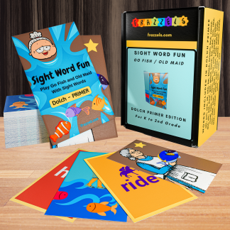 Dolch Primer - Go Fish - Old Maid -Sight Words Card Game
