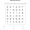 Sight Word Search #1 - FREE