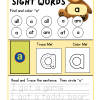 "a" Sight Word Worksheet thumbnail