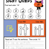 "it" Sight Word - Halloween worksheet thumbnail